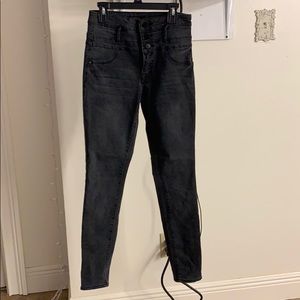 Refuge High-Waisted Grey Jean